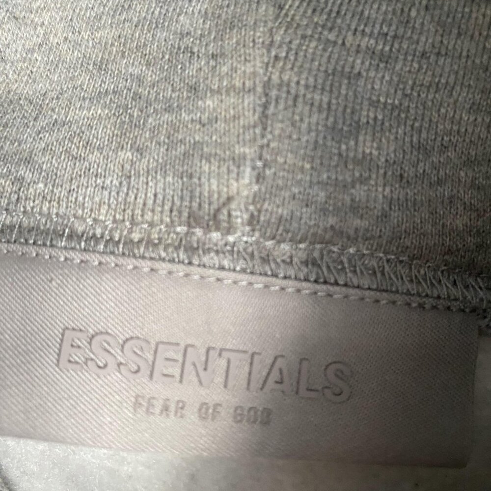 Fear of God Essentials Hoodie Dark Oatmeal - Picture 8 of 9